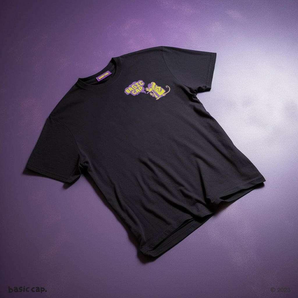 Smoky Rat T-Shirt - Black.