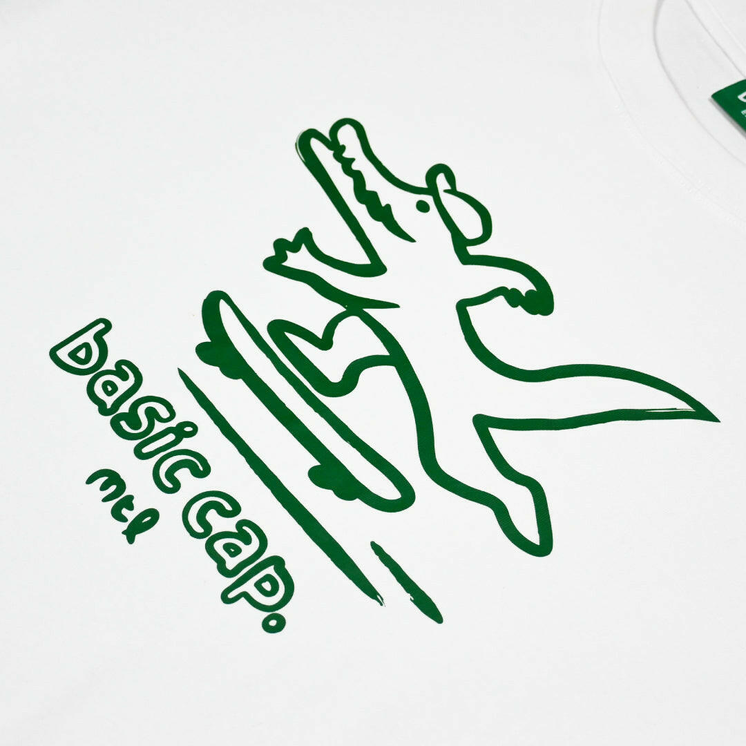 Crocodile T-shirt - White.