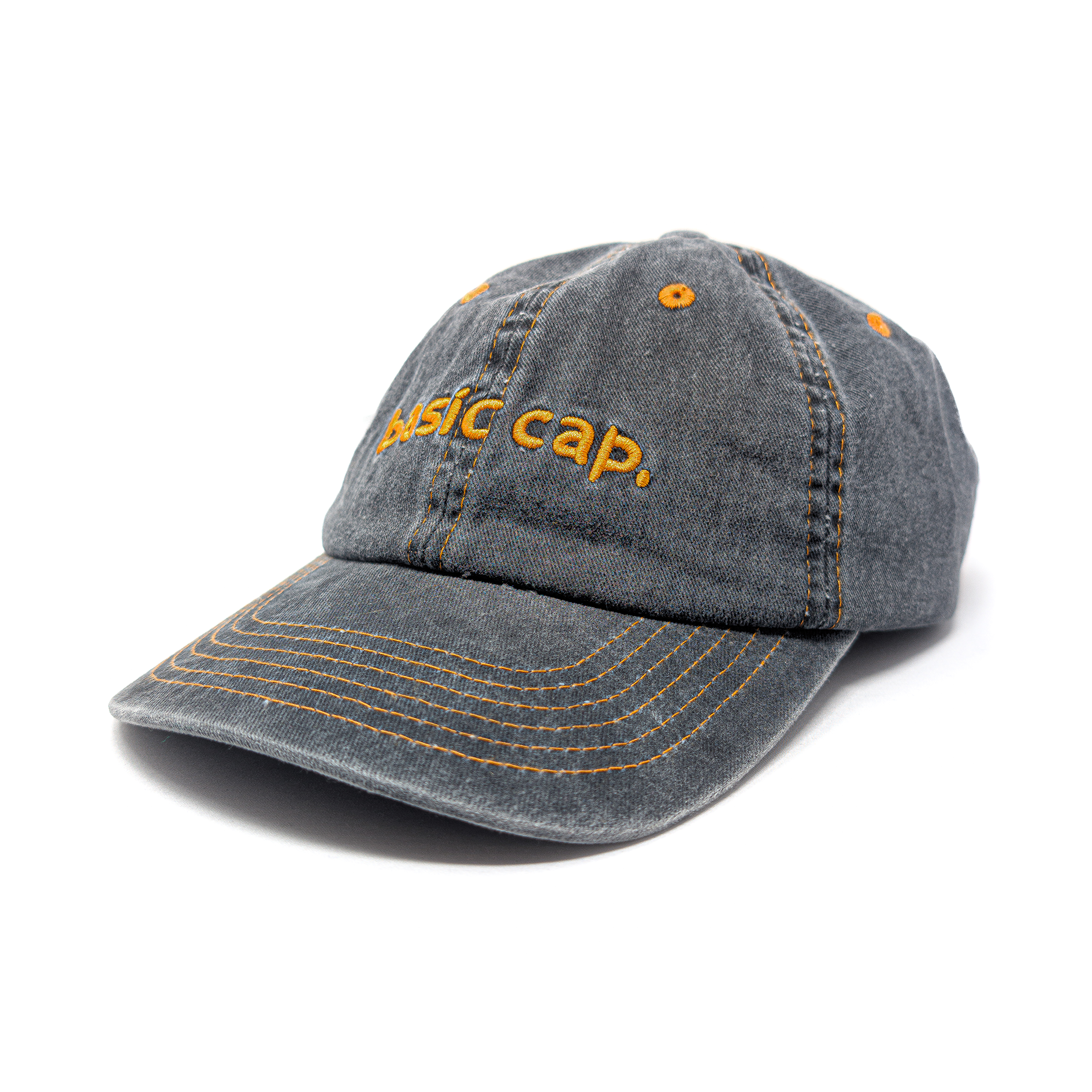 Basic Caps Cheaps Basic Cap Script Cap - Washed Jean – basic cap